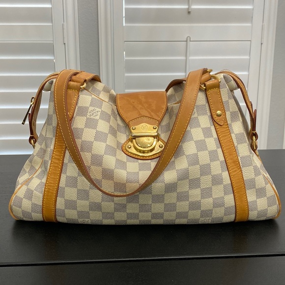 Louis Vuitton White Damier Shoulder Bag - Picture 1 of 16